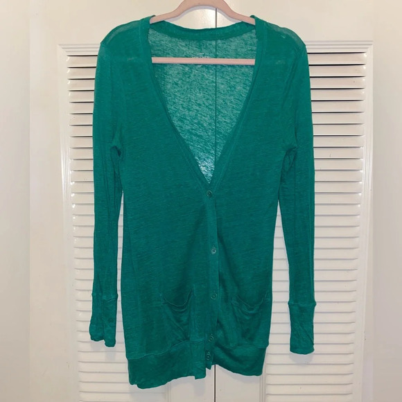 J. Crew Sweaters - J.Crew Whisper Linen Cardigan